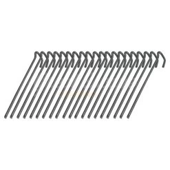 Supa-Peg 300mm X 8mm Steel Key-Head Tent Peg 20 Pack