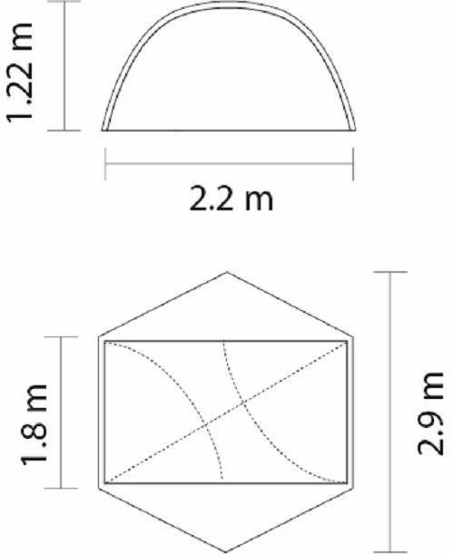 Blackwolf Grasshopper 2 Hiking Tent - Image 4