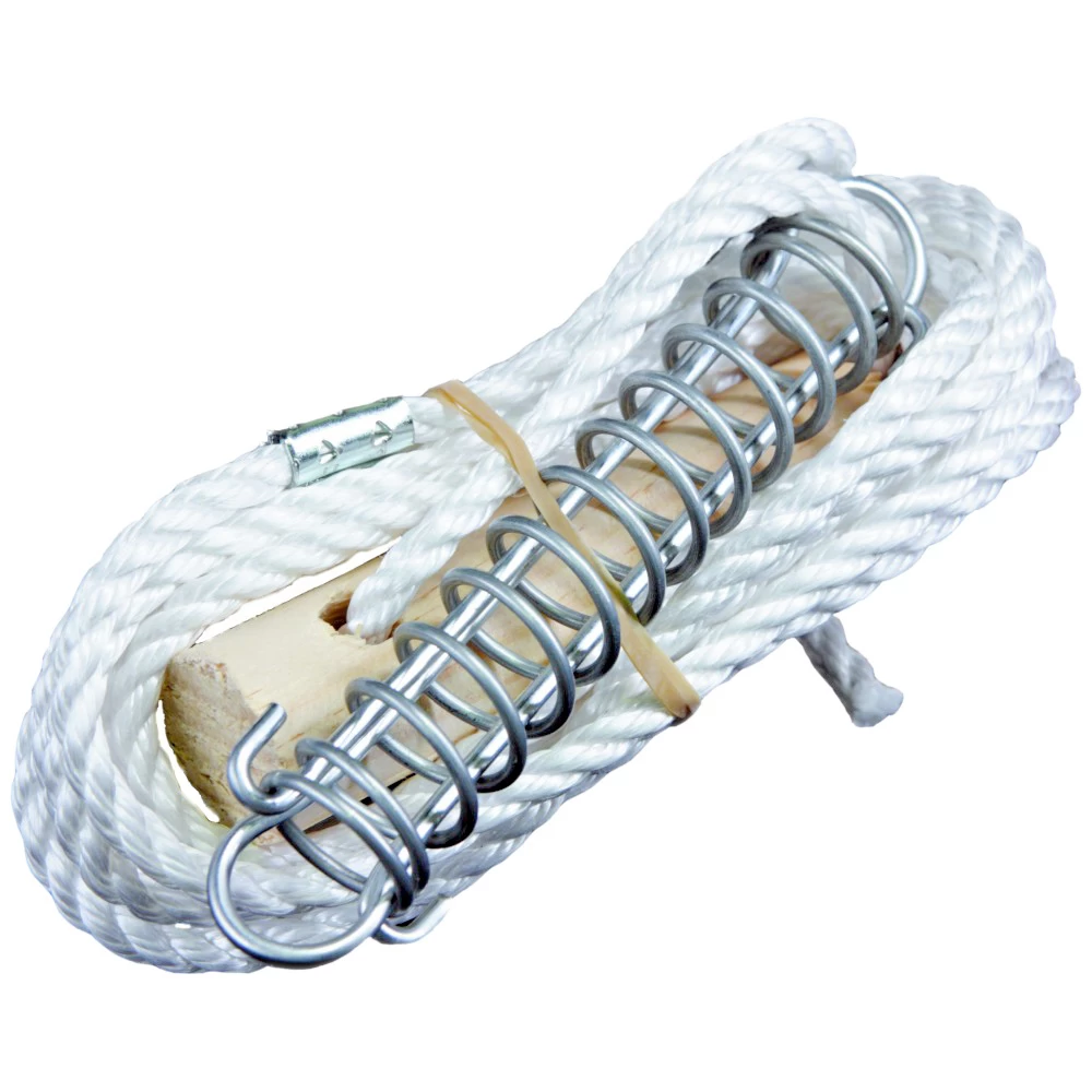 Supex Single Guy Rope With Wood Runner And Spring