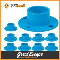 Oztrail Ground Plate Tent Pole Ground Plate 10 Pack