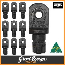 Supa Peg Nylon Spreader Insert Suits 19mm Tube 10 Pack