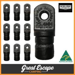 Supa-Peg Nylon Spreader Insert Suits 25mm Tube 10 Pack