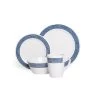 Campfire Melamine Dinner Set 16 Piece Blue Moon