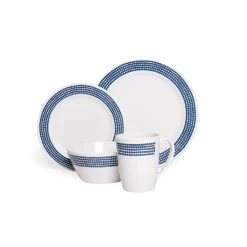 Campfire Melamine Dinner Set 16 Piece Blue Moon