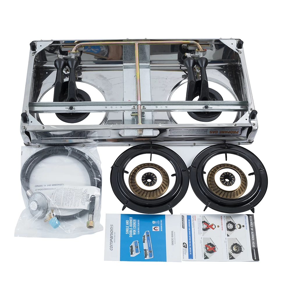 Companion Double Burner Wok Cooker Stove - Image 8