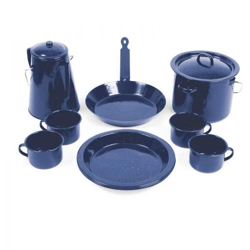 Campfire Enamel Cookware Set - 11 Piece - Image 2