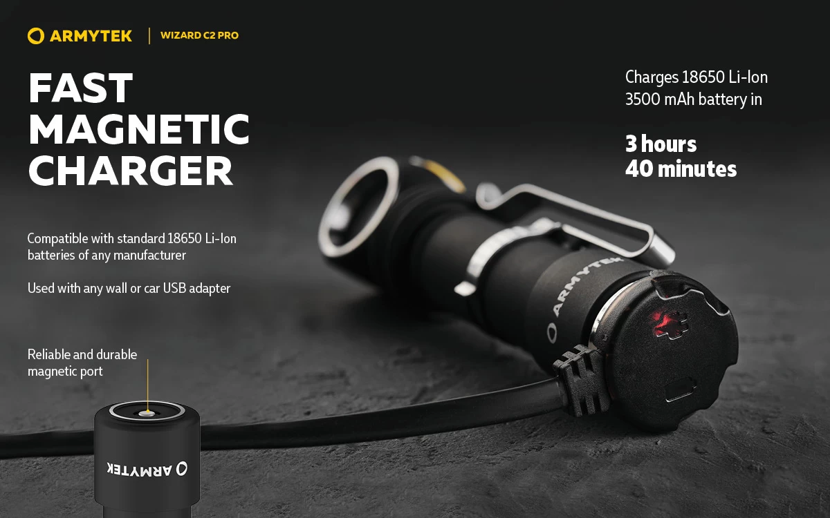 Armytek Wizard C2 Pro Max Magnet USB - Image 15