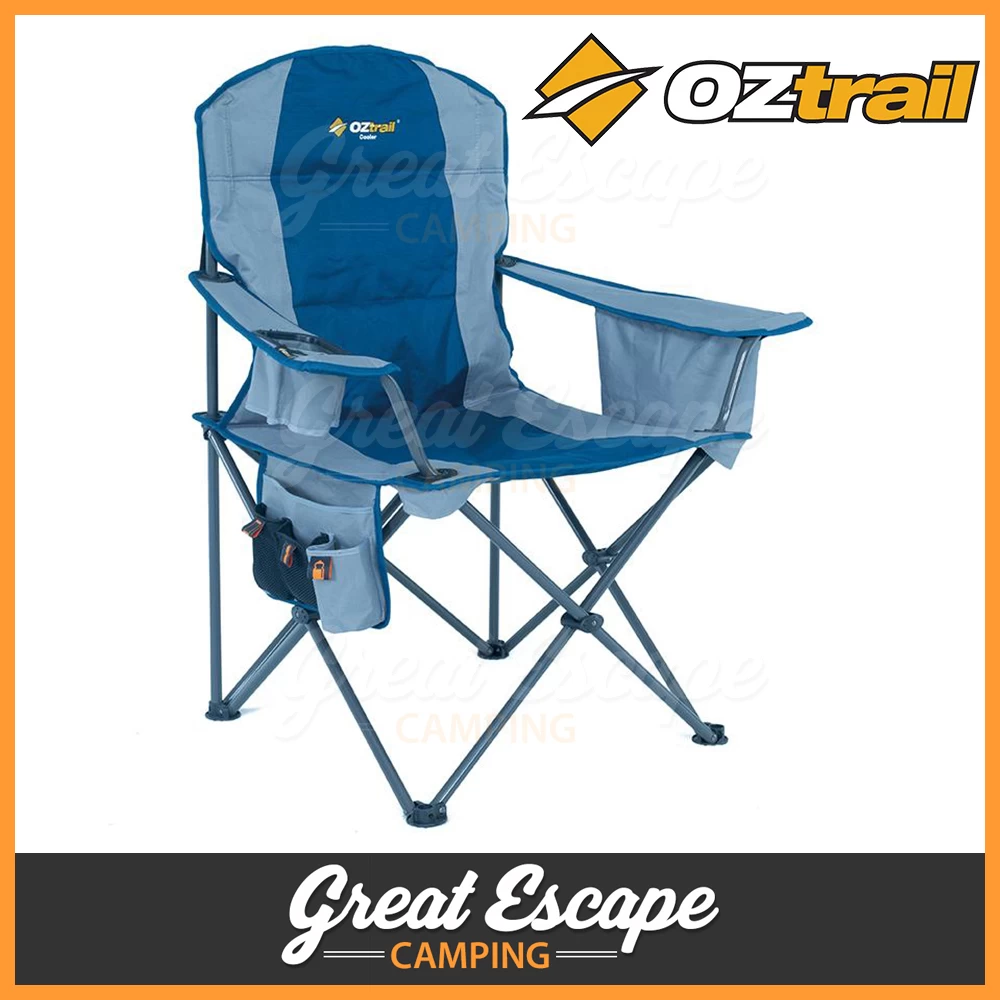 Oztrail Cooler Arm Chair - Blue - Image 5