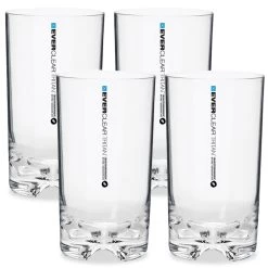 Everclear Tritan Highball Tumbler 415ml 4Pk