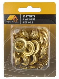 20x Eyelets And Washers Size #4