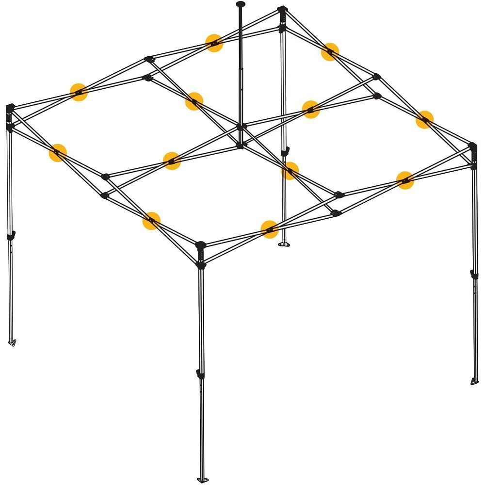 OZtrail Deluxe Gazebo Scissor Action Hinge - Image 2